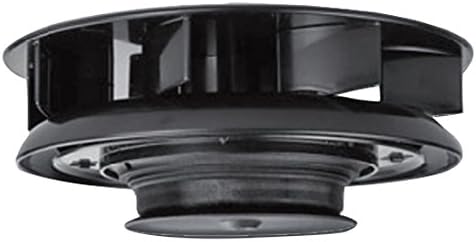 99999903248 Low Profile Rotating Vent for Roof Fan, Black