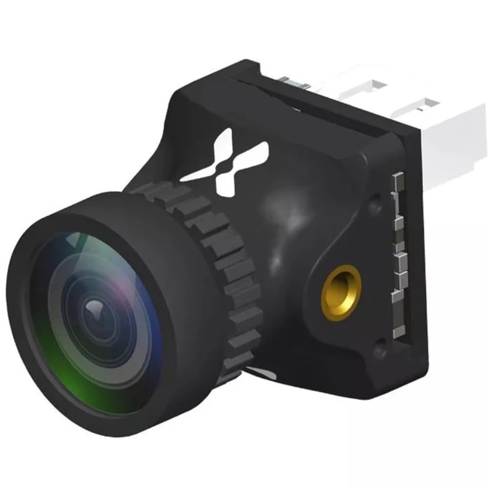 Telecamera FPV V5 adatta for drone da corsa indoor Super WDR OSD 4ms da 2 pollici(Black Plug Version)