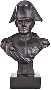 danila-souvenirs French Emperor Napoleon Bonaparte Stone Bust Statue Sculpture 5.2 Black 13 cm