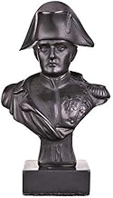 Danila-Souvenirs French Emperor Napoleon Bonaparte Stone Bust Statue Sculpture 5.2'' Black (13 cm)
