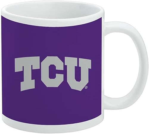 Vista 257 de Taza de cerámica con el logotipo principal de la Universidad de St. John, taza de regalo novedosa para café, té y bebidas calientes, 11oz, blanca