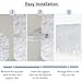 AMUSIGHT 4 Pack Acoustic Desk Dividers - 24