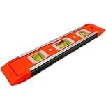 TIJAR Spirit Level Magnetic 230mm - Heavy-Duty, 3 Bubble Vials for Precision – Horizontal, Vertical & 45° Measuring Tool for DIY, Construction, and Carpentr