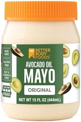 BetterBody Foods Avocado Oil Mayonnaise 15 Oz, Cage Free Eggs, Non-GMO