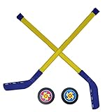 Luckxing Eishockeyschläger-Set | 70 cm Hockeyschläger mit Bällen | Jugend-Hockey-Trainingsgeräte, perfektes Hockey-Starter-Set, Geburtstagsgeschenke für Jungen und Mädchen