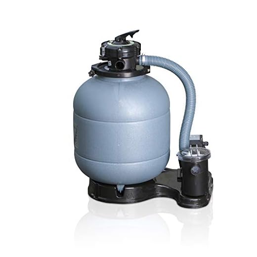 Gre Fs400 - Filtro De Arena Para Piscina Incluye Pre-Filtro. Para Piscinas Enterradas, Autoportantes O Elevadas De Hasta 6.000 L, Con 230 W De Potencia