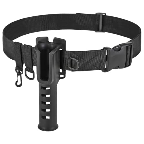 Ceinture de canne à pêche réglable et support de canne pour pêcheur itinérant