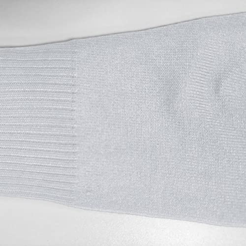 Pull tricot blanc homme XL à manches longues avec poches style décontracté