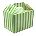 Lot de 50 boîtes à friandises pour enfants Motif à pois Vert fluo