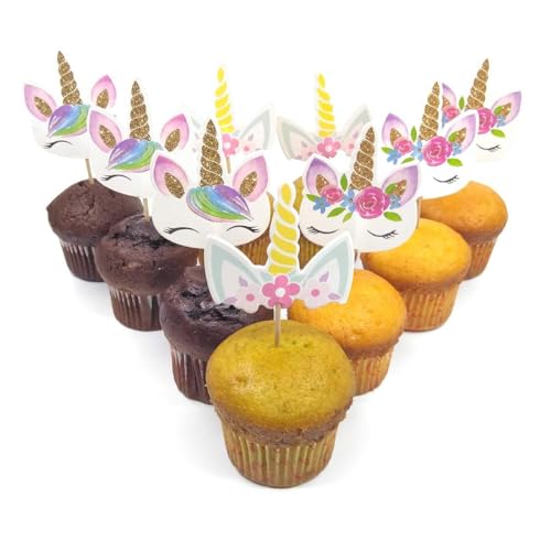 v39buy Cake Toppers For Children Birthday Party Decoration Supplies (Unicorn)