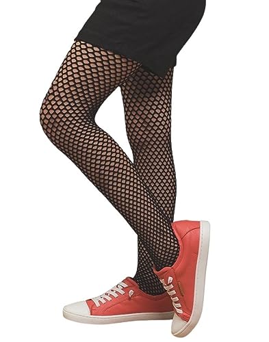 Meia Calça Arrastão Moda Infantil Ref 9220 - Selene (P, Preto)