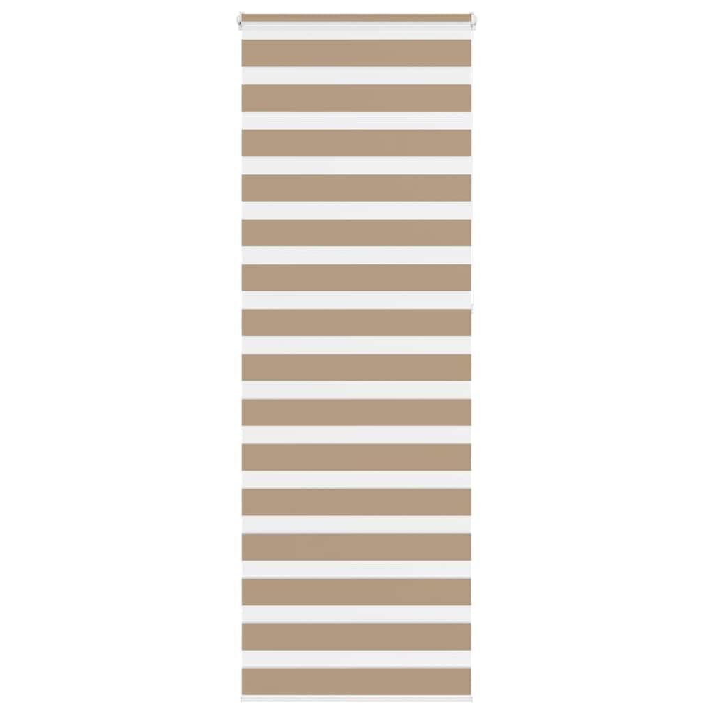 Vidaxl (Sand 85 X 230 Cm) Zebra Blind Fabric Polyester Brown