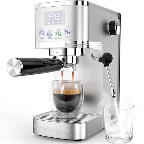 Espresso Machine 20 Bar Espresso Maker with Steam Milk Frother,Temperature
