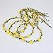 DDazzling Flower Crown Floral Wreath Headband Floral Garland Headbands Photo Props,Rose Flower Crown Kit, 3 Piece