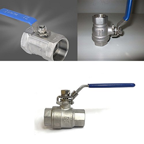 Ximimark NE861 3/4 Inch Npt Female 316 Stainless Steel Full Port Ball Valve Vinyl Handle thumb #3