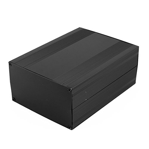 Aexit 203 x 145 x 83mm Multi-purpose Electronic Extruded Aluminum Enclosure Case Black (e4e8ed1751719ffa620583b86a1e1a30)