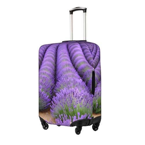 Romantic Lavender Tsa Approved Luggage Cover For 18-32 Inch Suitcases Scratch-Resistant Stretch Luggage Cover2