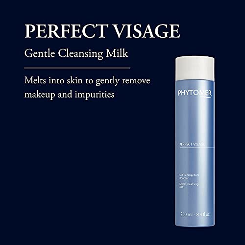 Phytomer Perfect Visage Gentle Cleansing Milk | Relaxing, Soothing, Moisturzing| Daily Face Cleanser & Makeup Remover | Safe, Natural Ingredients | Sustainable & Eco-Friendly Skincare | 250Ml #TOP1