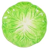 Assiette à fruits : de facture, cette assiette à apéritif est résistante et très pratique. vaisselle verte