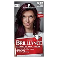 Schwarzkopf Brilliance, Permanent Hair Colour, 23 Burgundy Chic