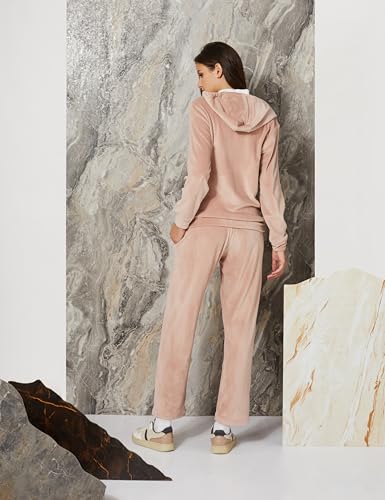 Image of Amazon Brand - Symbol Womens Velour Hodded Sweatshirt and Bottom Co-ord Set (Available in Plus Sizes)