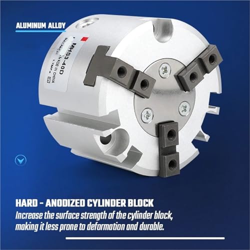 Cilindro de dedo MHS3-16D con pinza neumática para automatización exacta 4