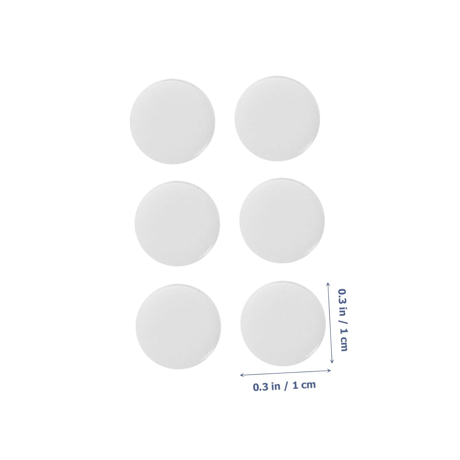 300pcs Clear Double-Sided Adhesive Dots Round Nano Adhesive Stickers for Crafts No Traces Removable for More