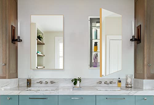 FOMAYKO Armário de remédios de alumínio para banheiro (CM1002-2230G)