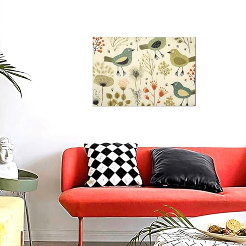 Peintures murales modernes 30x45cm pour raviver un mur blanc de salon