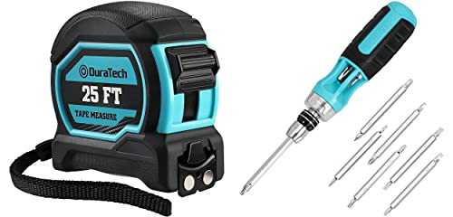Cinta Métrica Retráctil DURATECH 25FT con Fracciones 1/8 miniatura 1