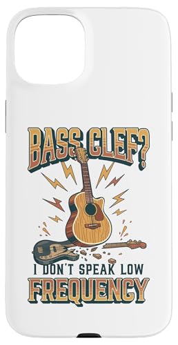 I Don't Speak Low Frequency Funny �A�R�[�X�e�B�b�N�M�^�[ �X�}�z�P�[�X iPhone 15 Plus �p
