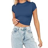 [Babsully] キャミソール シルク 風 サテン セクシー シャツ タンクトップ レディース 夏服 シャツ レディース 夏 きれいめ インナー キャミソール 無地 ミニ スリム 短い Tシャツ 綿 薄手 シンプル 袖なし レディース シャツ ノースリーブ オフィス 御洒落 柔らかい 快適 女子 肌着 夏服 フィットネス (M/#A3 ネイビー)