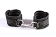 Handgelenk-Fußfesseln Set - SMspade Enlove Hochwertige 2er Set BDSM handschellen Bondage Erotik sexspielzeug für frauen paare Fetisch handfesseln sex spielzeug Anfänger fesseln sex Kit, Schwarz