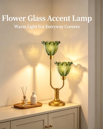 Image of Lightdot Mid Century Modern Table Lamp Vintage Green Lamp Gift Dimmable