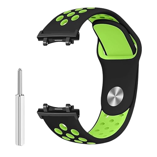 Image of YODI Strap Band Compatible with Amazfit T-Rex 2 Smartwatch Only Soft Silicone | Nylon | Chain | Leather Watch Straps with Installation Adjuster Tool For Amazfit TRex 2