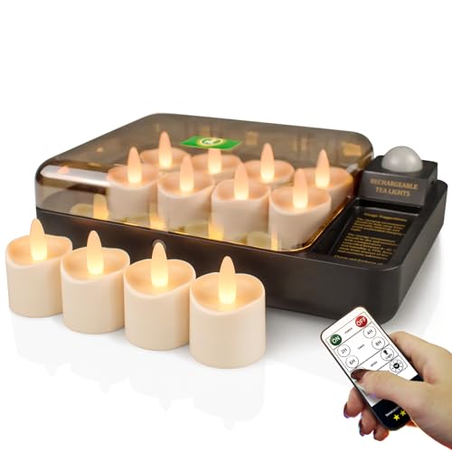 Bougies chauffe-plat rechargeables LED HL sans flamme avec télécommande étanches