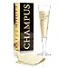 Produktbild RITZENHOFF Champus Champagnerglas von Natalia Yablunovska, aus Kristallglas, 200 ml, mit edlen Gold- und Platinanteilen, inkl. Stoffserviette