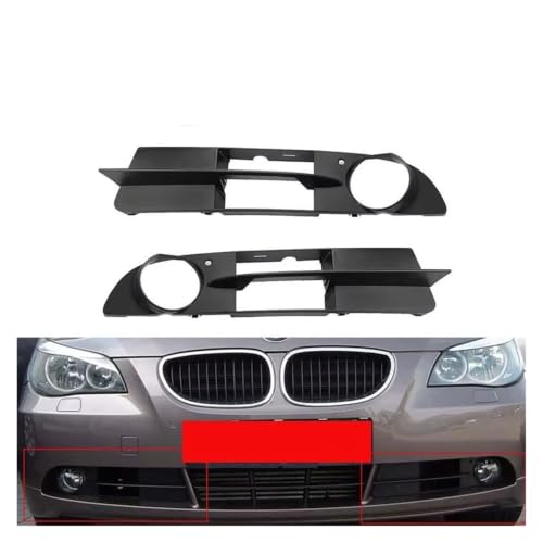 Rejilla frontal resistente para luces antiniebla de BMW Serie 5 E60 y E61 2