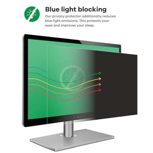 upscreen Privacy Screen Protector compatible with Fujitsu Lifebook U7413 - Anti-Spy Screen Protection - Image 2