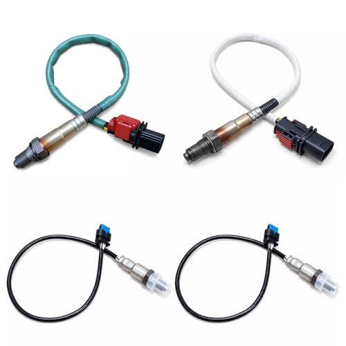Oxygen Sensor Compatible with Ford F-150 2018–2020 2.7L V6 Turbo EcoBoost, Upstream & Downstream O2 Sensors Set, 4PCS Complete Replacement Kit, Direct Fit