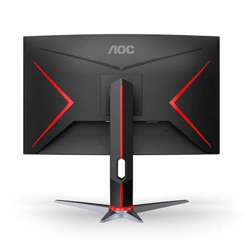 undefined AOC C27G2Z 27" Curved Frameless Ultra-Fast Gaming Monitor, FHD 1080p, 0.5ms 240Hz, FreeSync, 2x HDMI 2.0, 1x Display Port, Height Adjustable, Xbox PS5 Switch Ready, 3-Year Zero-Bright-Dot の商品画像 8