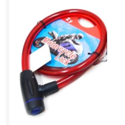 Cabo Antifurto Para Moto com 2 Chaves 15mmx1m