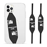 Switchbands Phone Grip Strap - Reversible Finger Holder for Phone Back, Customizable Anti-Slip Design, Wireless Charging Compatible Detachable Holder for iPhone - Tatto