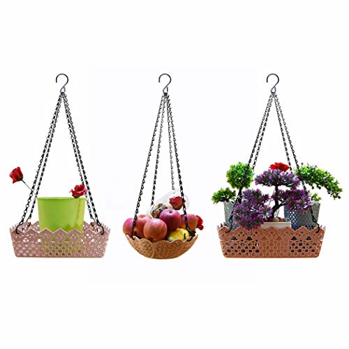 Uarepretty 26Inches 90Ibs Heavy Duty Hooks Hanging Chains Hangers For Garden,Balcony, Yard, Kitchen,For Hanging Plant Pots, Bird Feeder, Lanterns, Billboard, Wall-Mounted, 2 Extra Scissors #TOP5