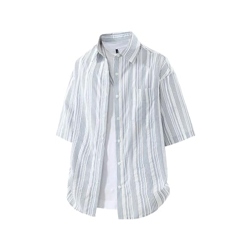 Chemise japonaise décontractée pour homme idéale pour l'été