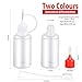 Bestsupplier 12 Pcs 30ml / 1 Ounce Empty Needle Tip Glue Bottle Applicator DIY Quilling Tool Precision Bottle (Random Color)