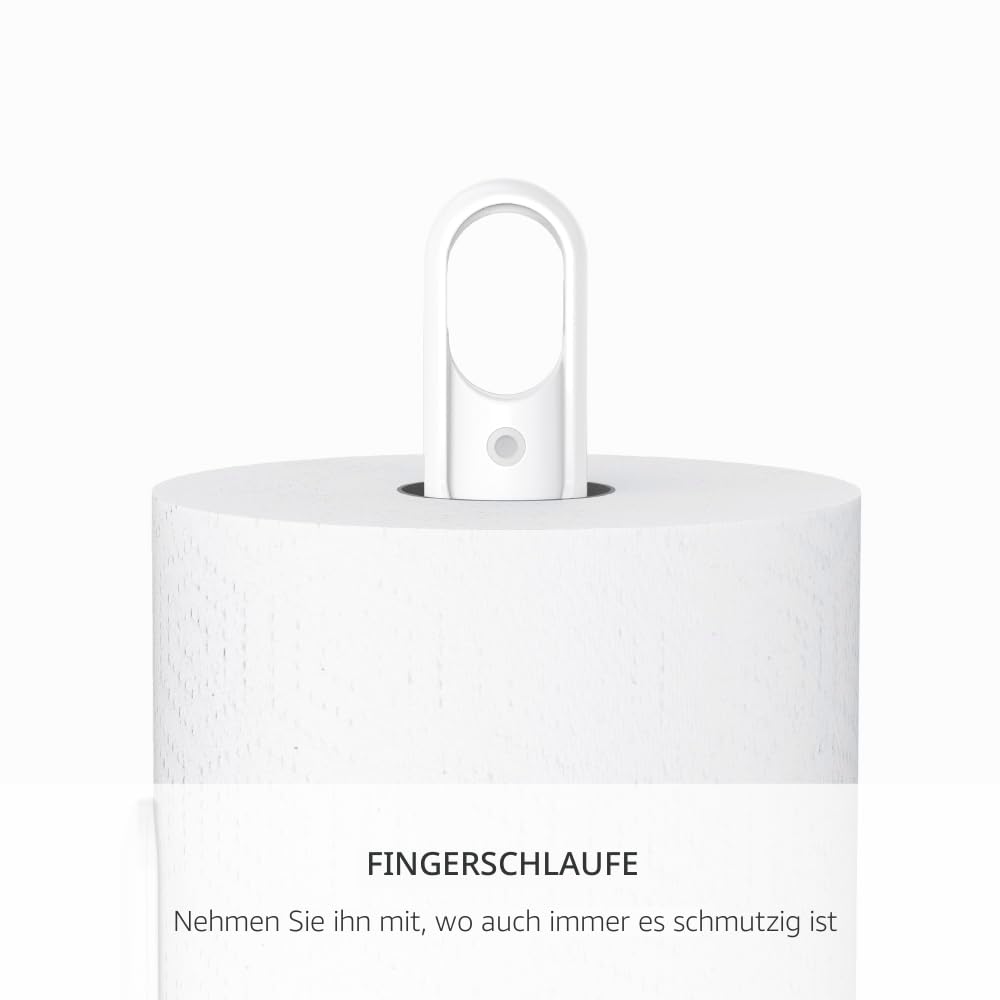 simplehuman Stehender Papierhandtuchhalter mit Sprühpumpe, weißer Edelstahl