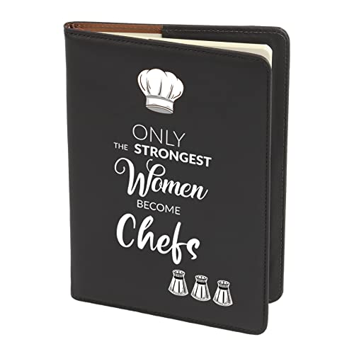 Gzrlyf Female Chef Notebook Cover Chef Recipe Journal...