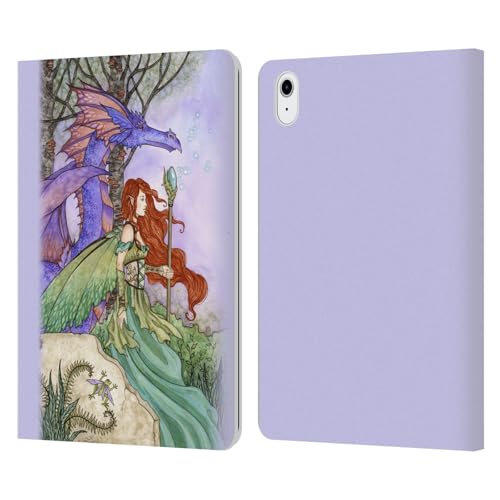 Étui portefeuille iPad Air 11 Head Case Designs fée et dragon en cuir