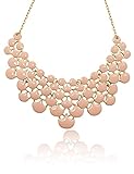 Jane Stone Fashion Statement Collar Necklace Vintage Openwork Bib Costume Jewelry